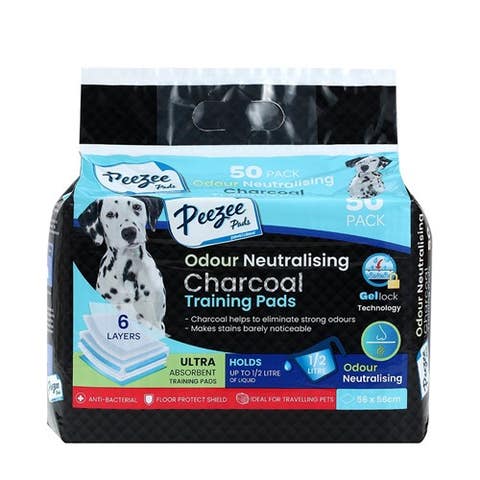 Paws & Claws Charcoal Odour Control Training Pads - 50pk