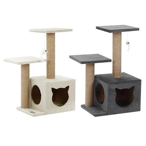Catsby Double Platform Hideaway Tower